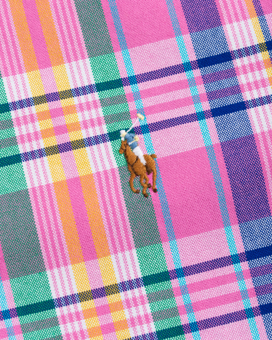 Herren | Hemden | Polo Ralph Lauren | Slim Fit Oxford Check Shirt Resort Rose