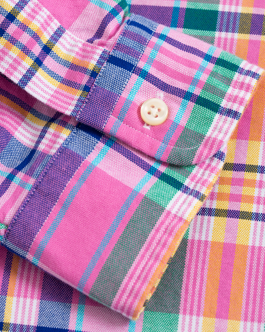 Herren | Hemden | Polo Ralph Lauren | Slim Fit Oxford Check Shirt Resort Rose