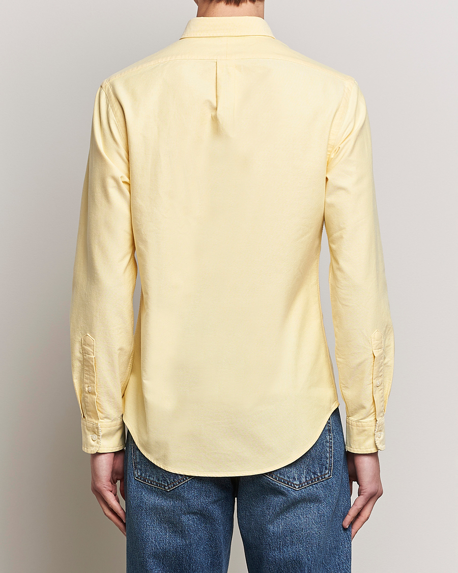 Herren | Hemden | Polo Ralph Lauren | Slim Fit Oxford Button Down Shirt Yellow Oxford
