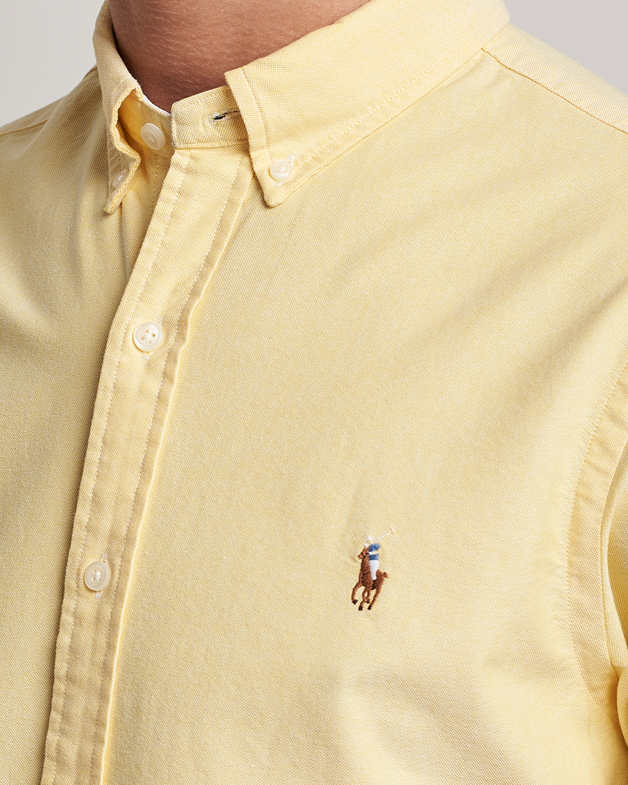 Herren | Hemden | Polo Ralph Lauren | Slim Fit Oxford Button Down Shirt Yellow Oxford