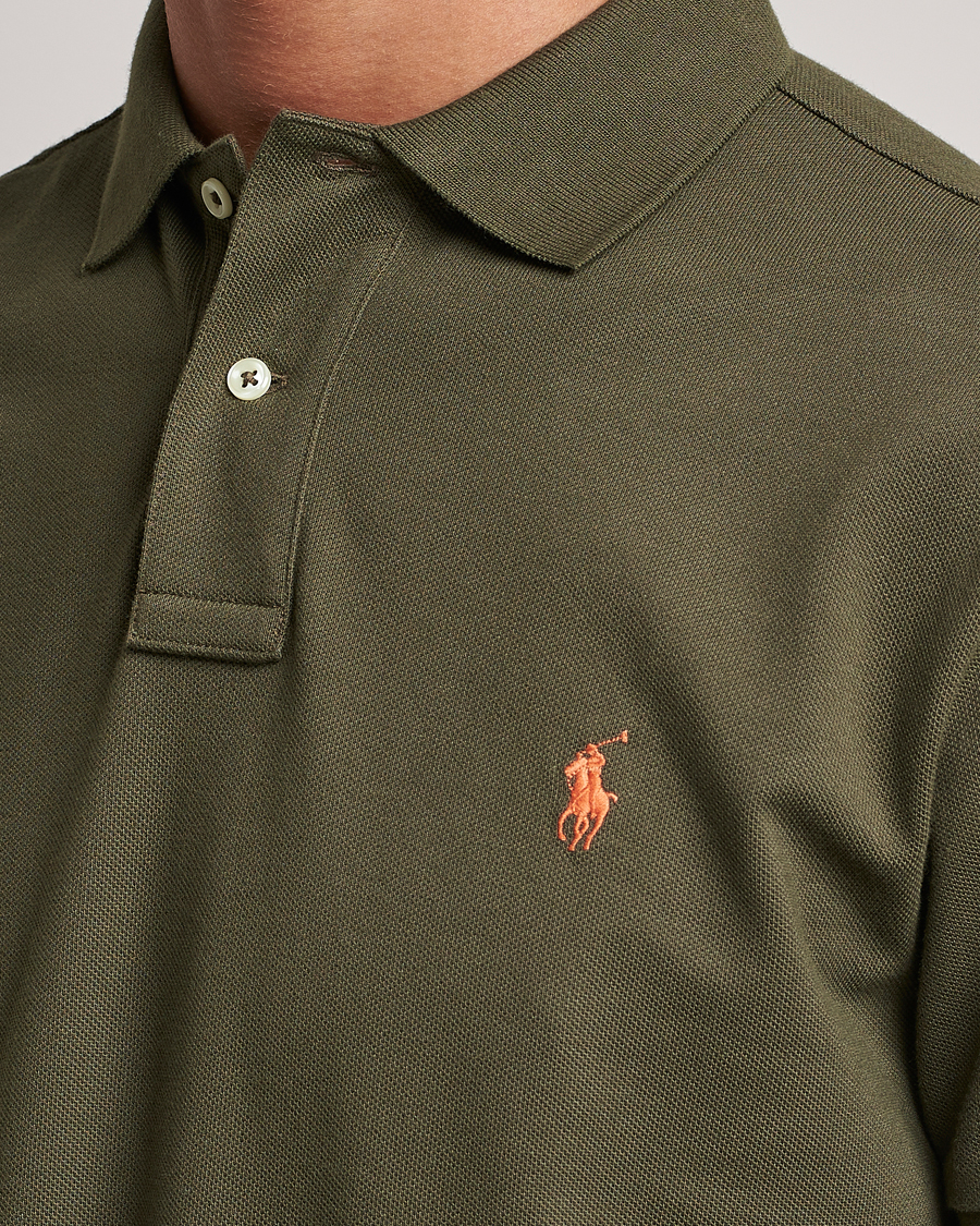 Herren | Poloshirts | Polo Ralph Lauren | Custom Slim Fit Polo Canopy Olive