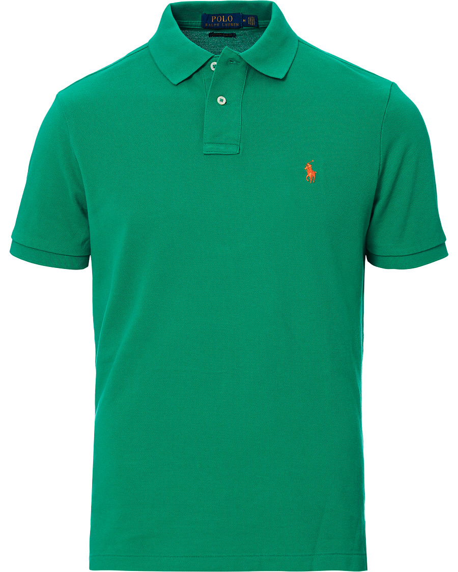 Herren | Poloshirts | Polo Ralph Lauren | Custom Slim Fit Polo Chroma Green