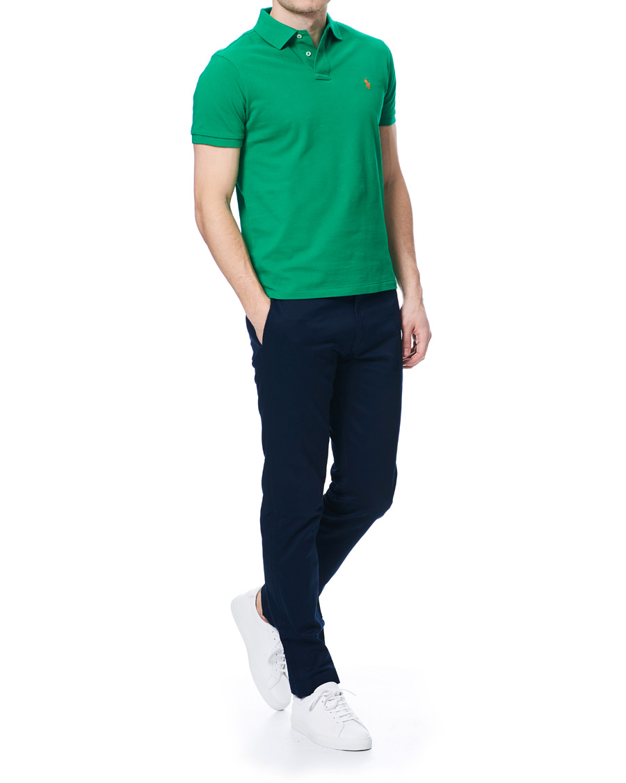 Herren | Poloshirts | Polo Ralph Lauren | Custom Slim Fit Polo Chroma Green