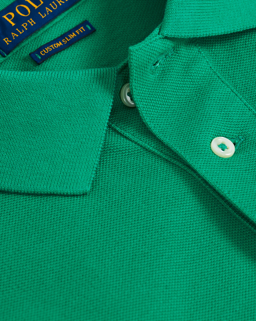 Herren | Poloshirts | Polo Ralph Lauren | Custom Slim Fit Polo Chroma Green