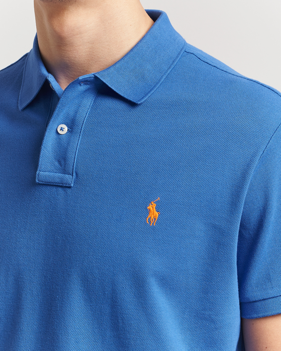 Herren | Poloshirts | Polo Ralph Lauren | Custom Slim Fit Polo New Iris Blue