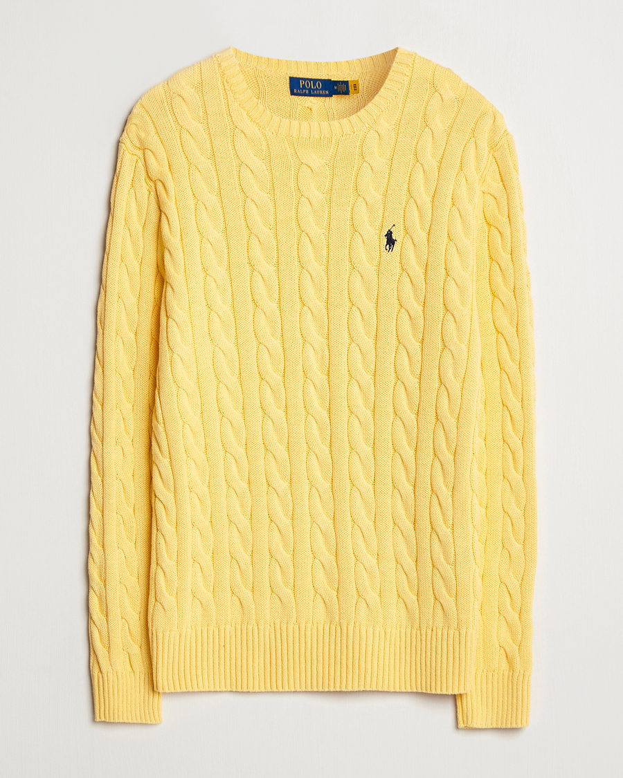 Herren | Pullover | Polo Ralph Lauren | Cotton Cable Pullover Fall Yellow