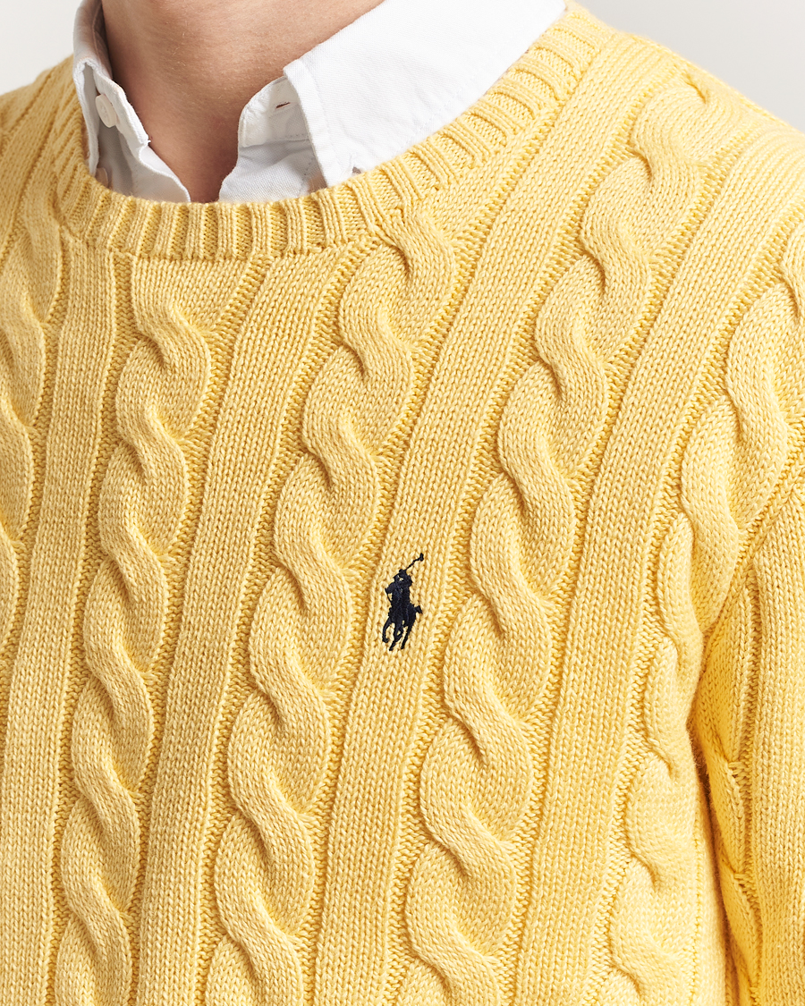 Herren | Pullover | Polo Ralph Lauren | Cotton Cable Pullover Fall Yellow