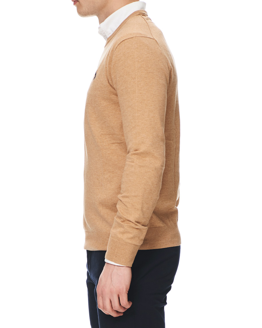 Herren | Pullover | Polo Ralph Lauren | Pima Cotton Crew Neck Pullover Camel Melange