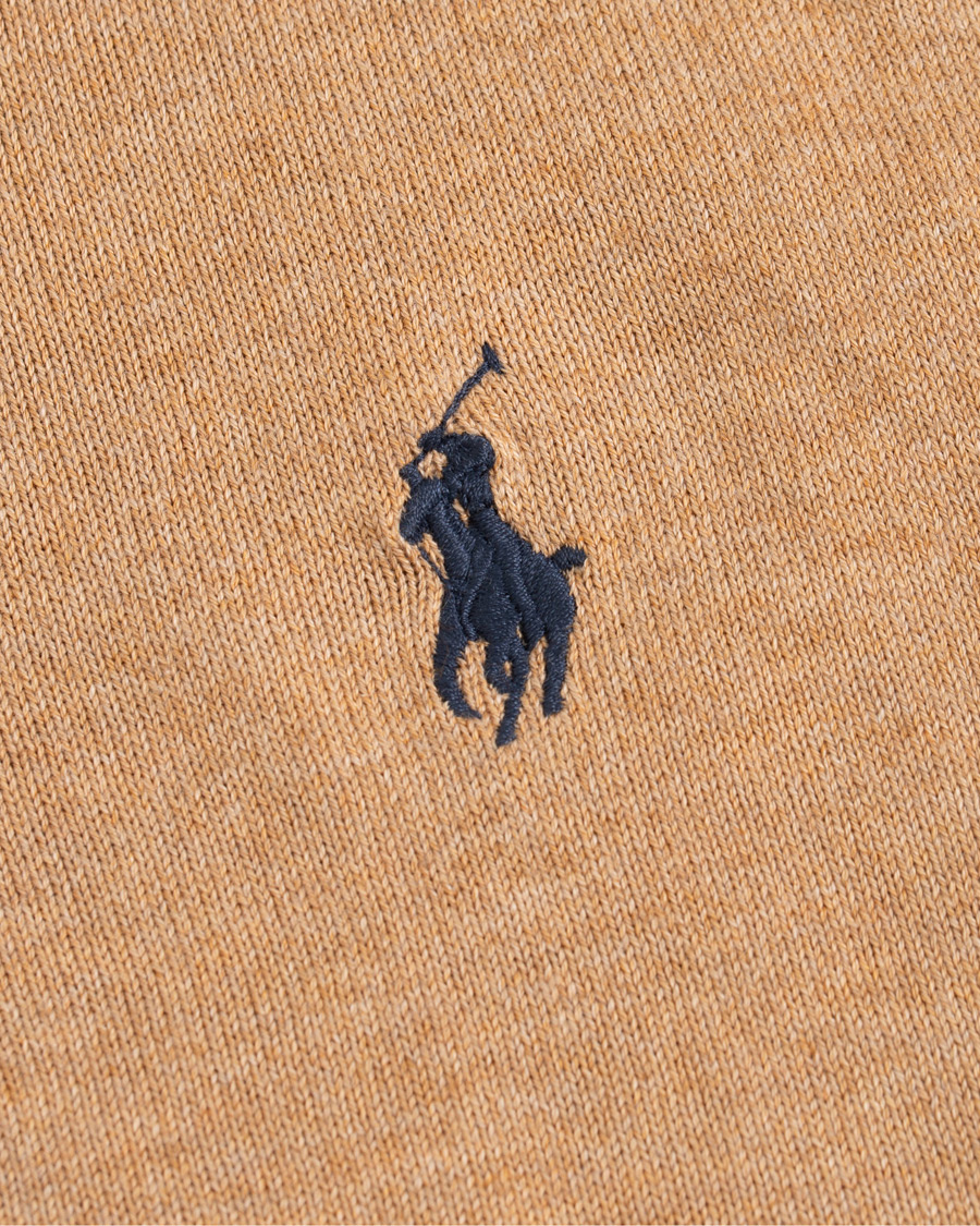 Herren | Pullover | Polo Ralph Lauren | Pima Cotton Crew Neck Pullover Camel Melange