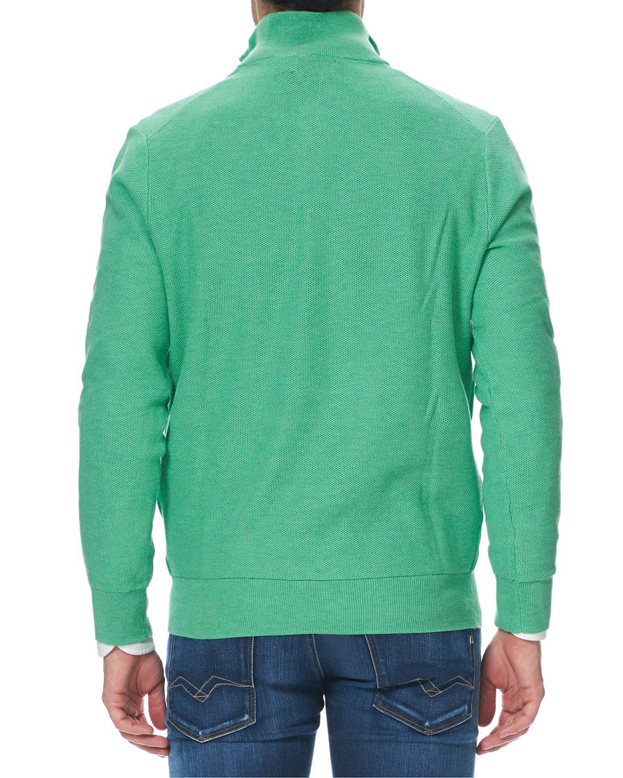 Herren | Pullover | Polo Ralph Lauren | Texture Half Zip Green Heather