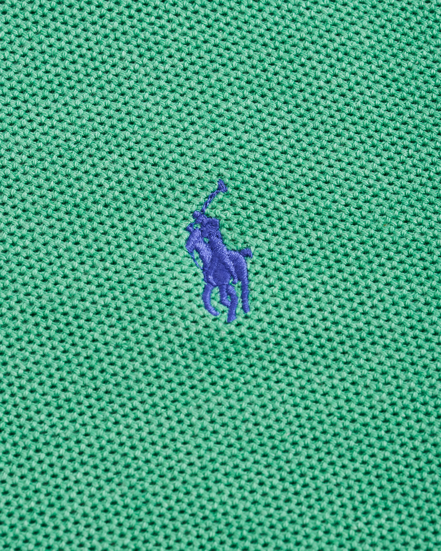 Herren | Pullover | Polo Ralph Lauren | Texture Half Zip Green Heather