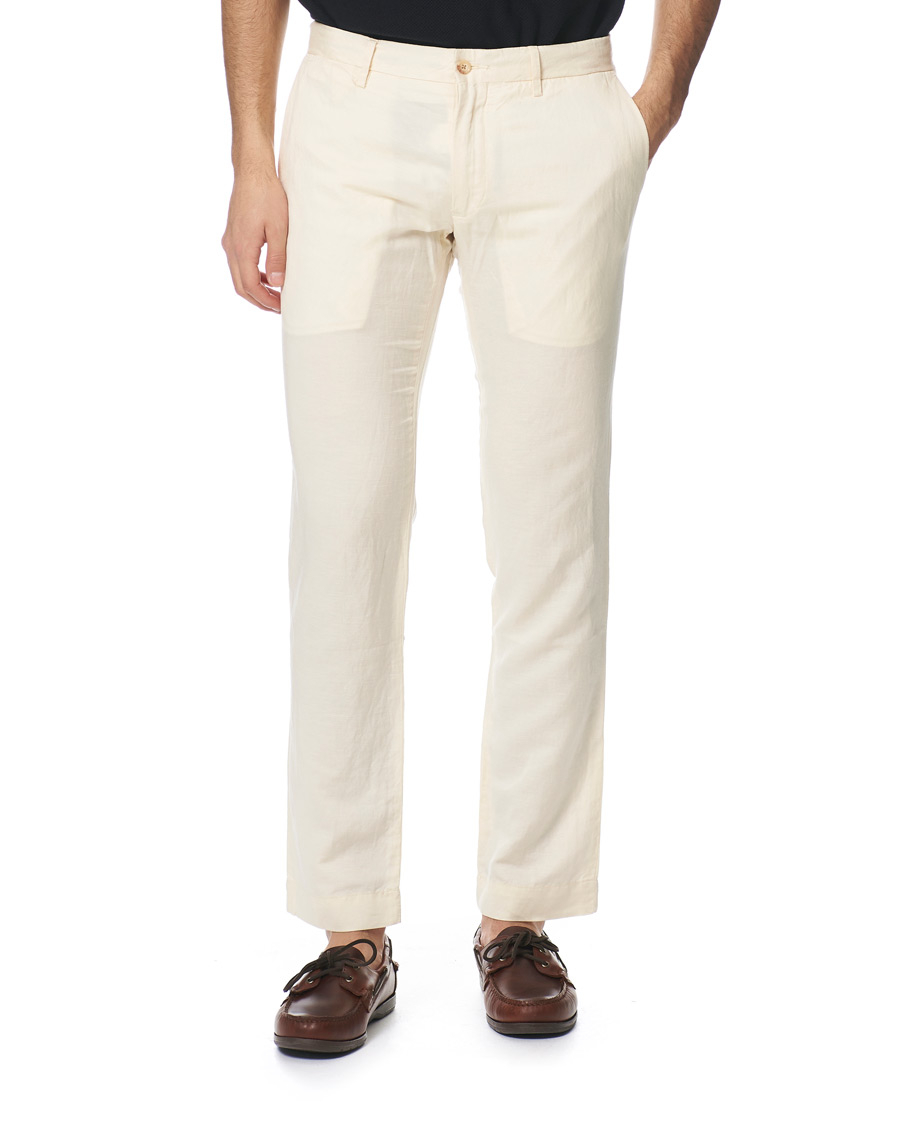 Herren | Hosen | Polo Ralph Lauren | Newport Linen Trousers Andover Cream