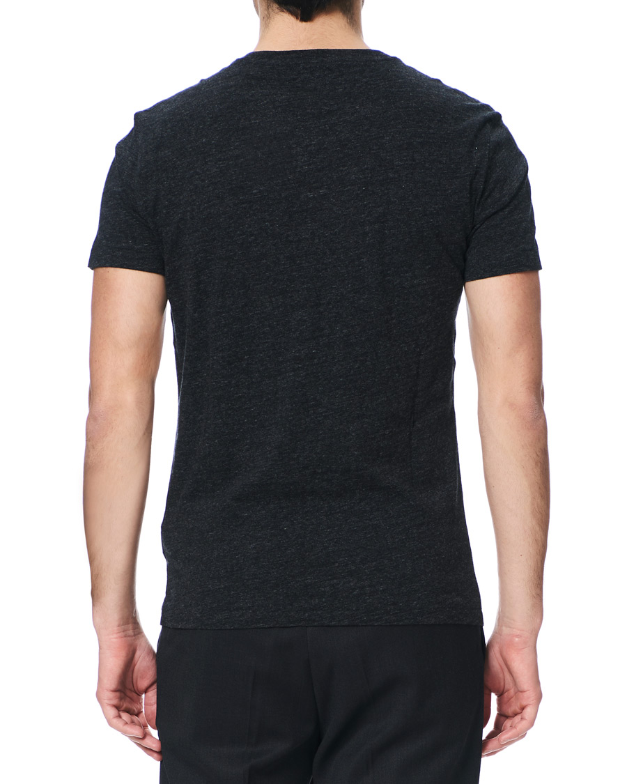 Herren | T-Shirts | Polo Ralph Lauren | V-Neck Tee Black Marl Heather