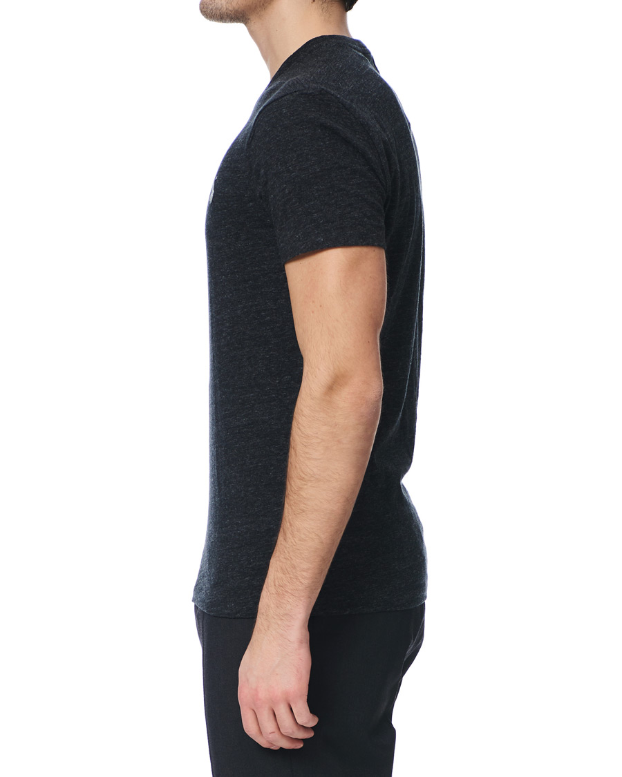Herren | T-Shirts | Polo Ralph Lauren | V-Neck Tee Black Marl Heather