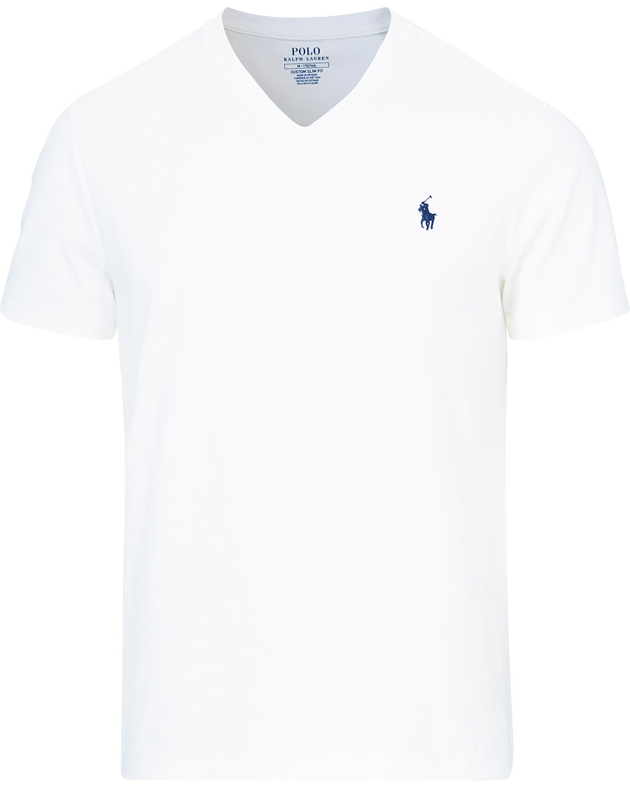 Herren | T-Shirts | Polo Ralph Lauren | V-Neck Tee White