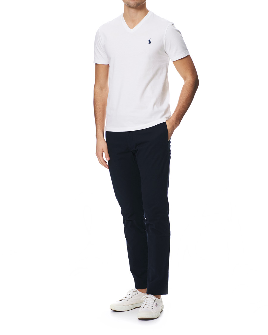 Herren | T-Shirts | Polo Ralph Lauren | V-Neck Tee White