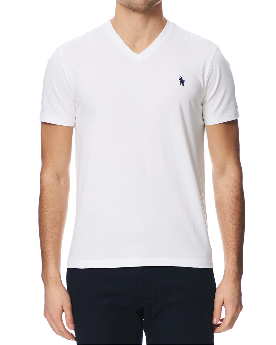 Herren | T-Shirts | Polo Ralph Lauren | V-Neck Tee White