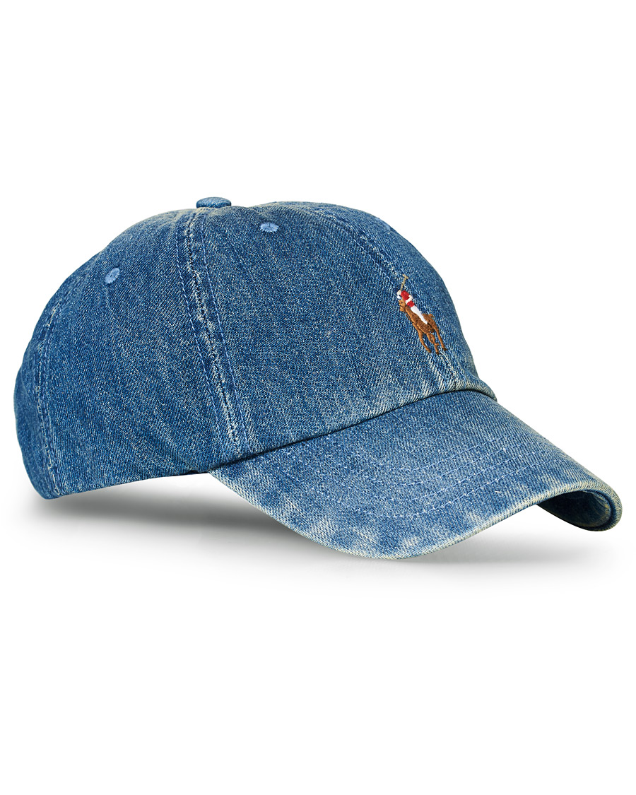 Herren | Polo Ralph Lauren Denim Cap Light Wash Denim | Polo Ralph Lauren | Denim Cap Light Wash Denim