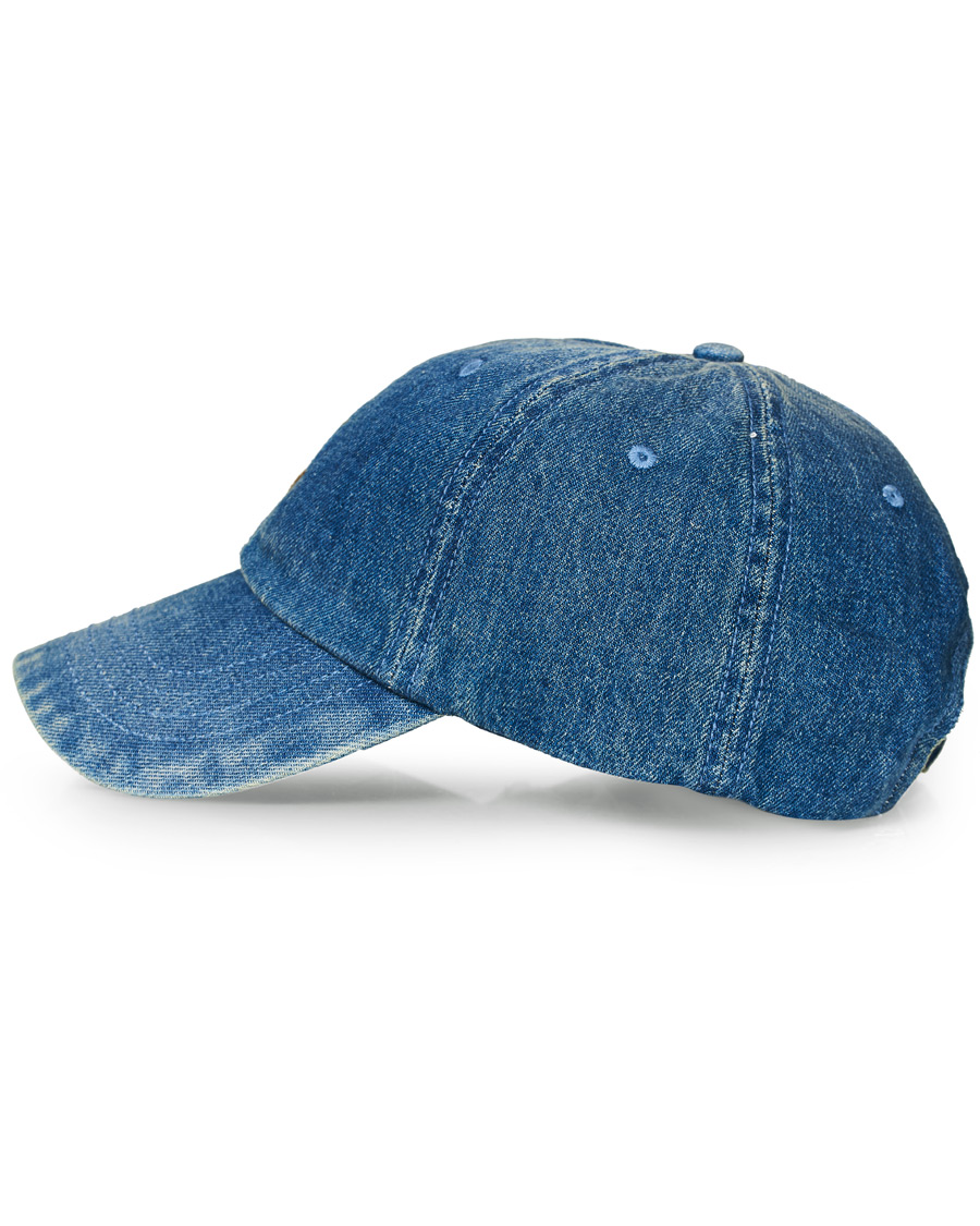 Herren | Polo Ralph Lauren Denim Cap Light Wash Denim | Polo Ralph Lauren | Denim Cap Light Wash Denim