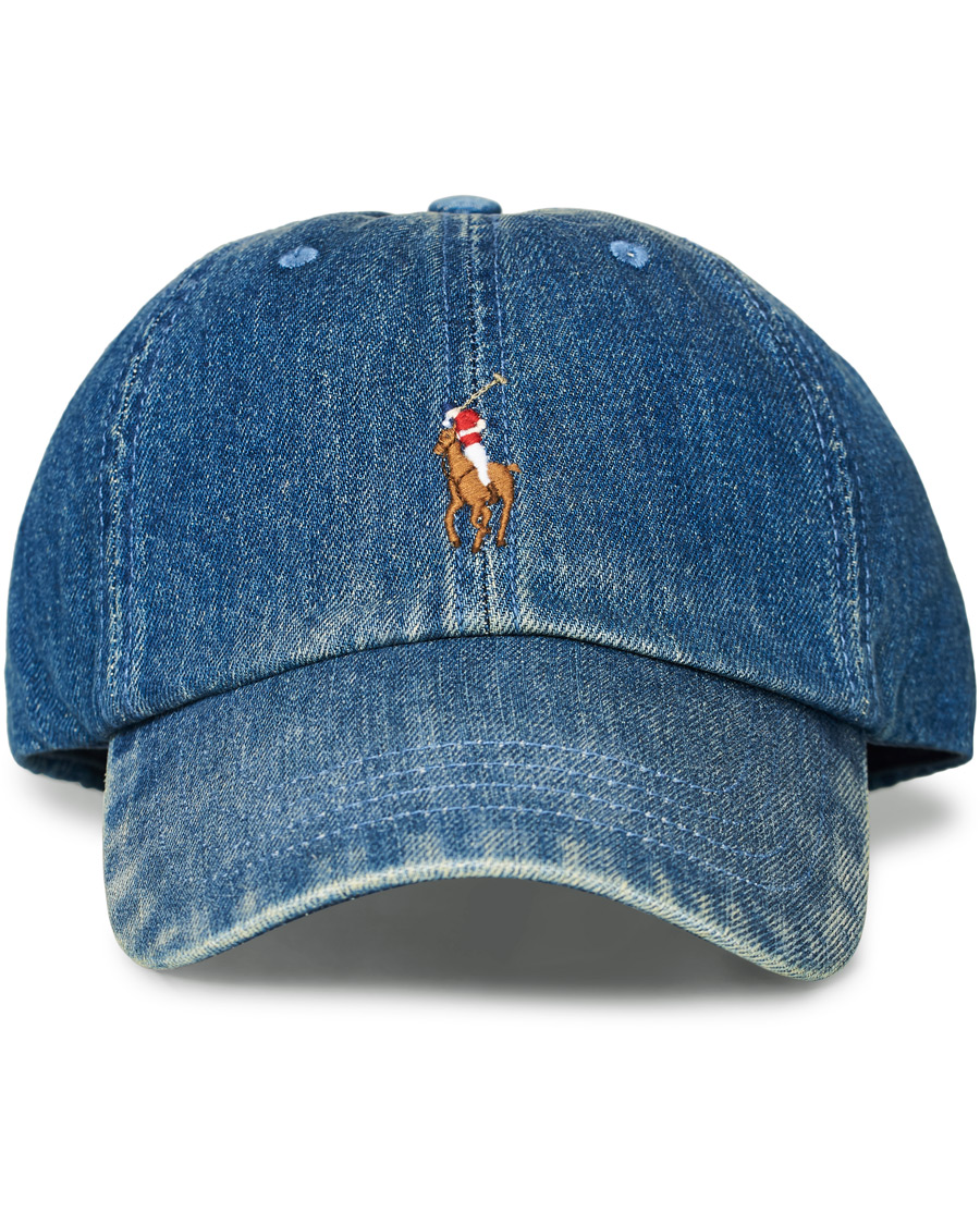 Herren | Polo Ralph Lauren Denim Cap Light Wash Denim | Polo Ralph Lauren | Denim Cap Light Wash Denim