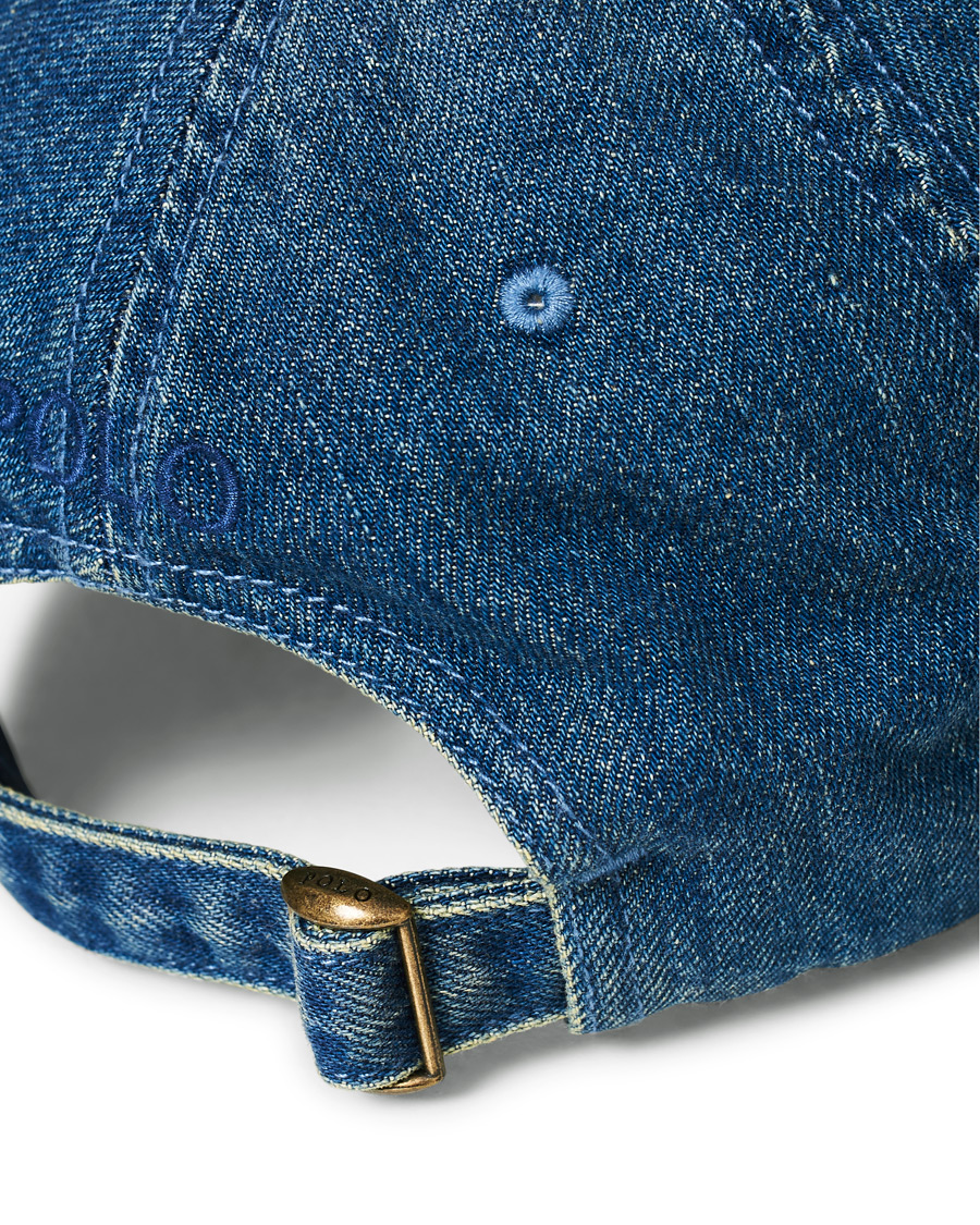 Herren | Polo Ralph Lauren Denim Cap Light Wash Denim | Polo Ralph Lauren | Denim Cap Light Wash Denim