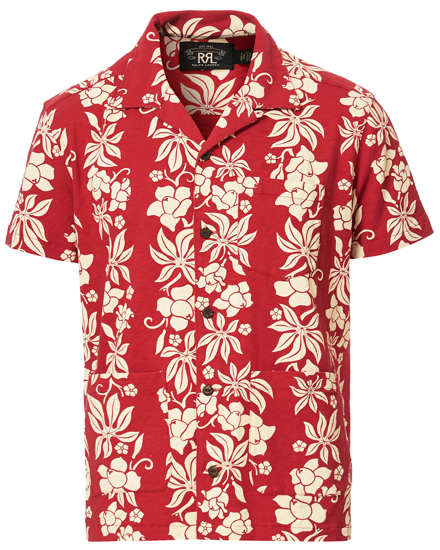 Herren | Hemden | RRL | Vintage Hawaiian Camp Shirt Bermuda Red