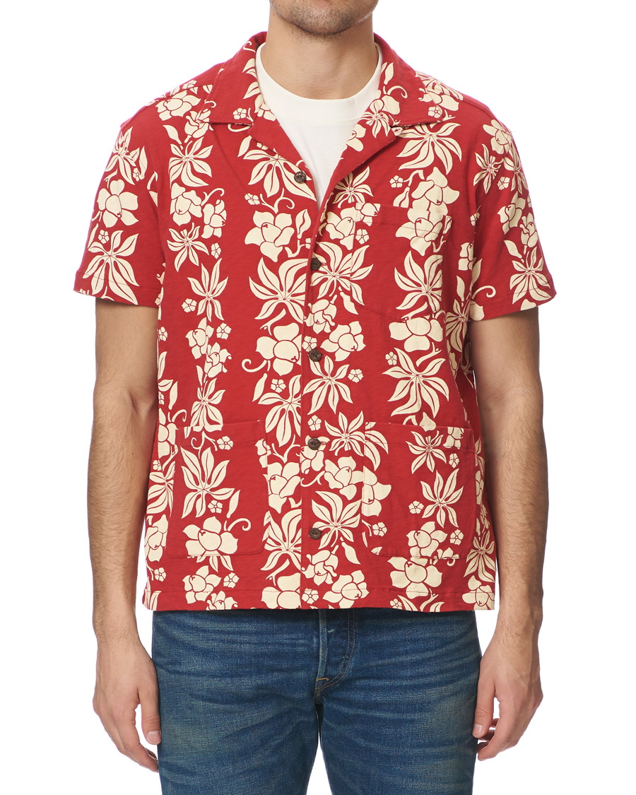 Herren | Hemden | RRL | Vintage Hawaiian Camp Shirt Bermuda Red