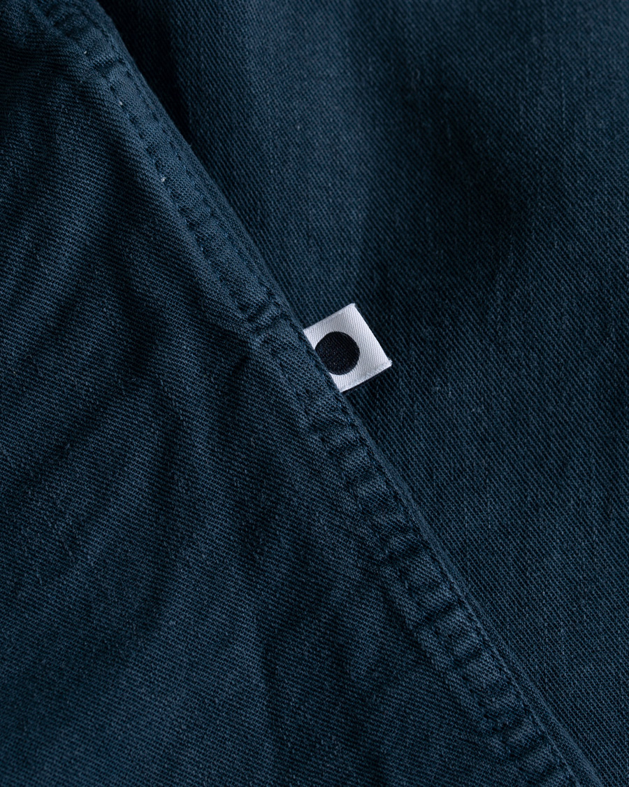 Herren | Hemden | NN07 | Levon Lyocell/Linen Button Down Shirt Navy Blue
