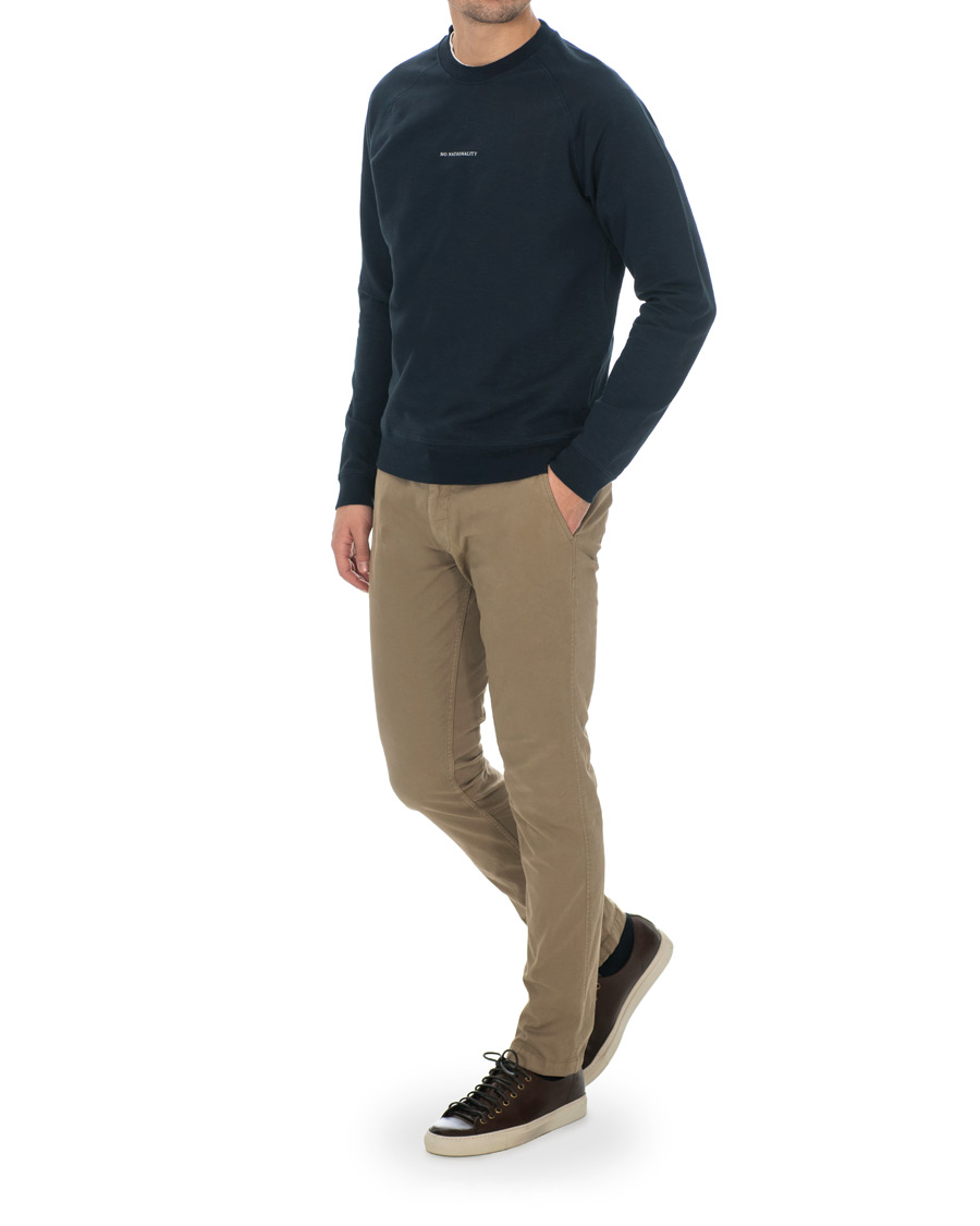 Herren | Pullover | NN07 | Robin Logo Crew Neck Sweatshirt Navy