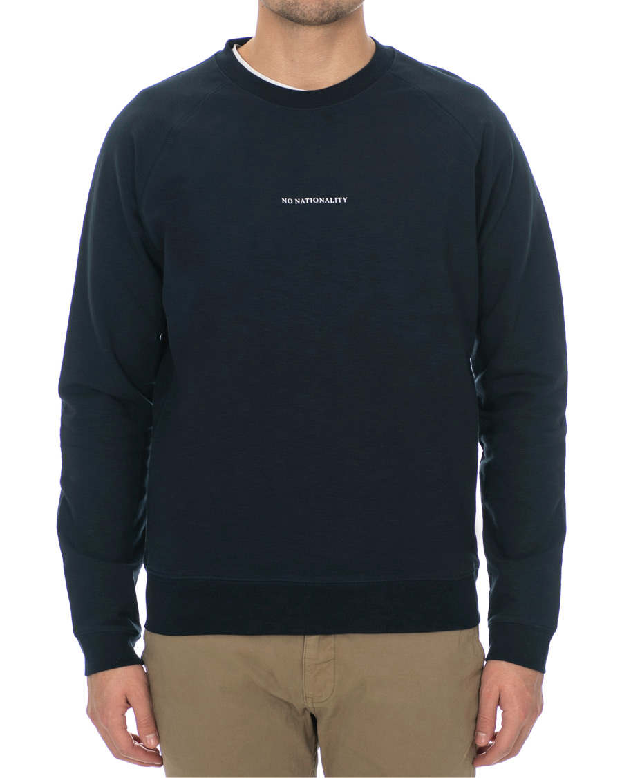 Herren | Pullover | NN07 | Robin Logo Crew Neck Sweatshirt Navy