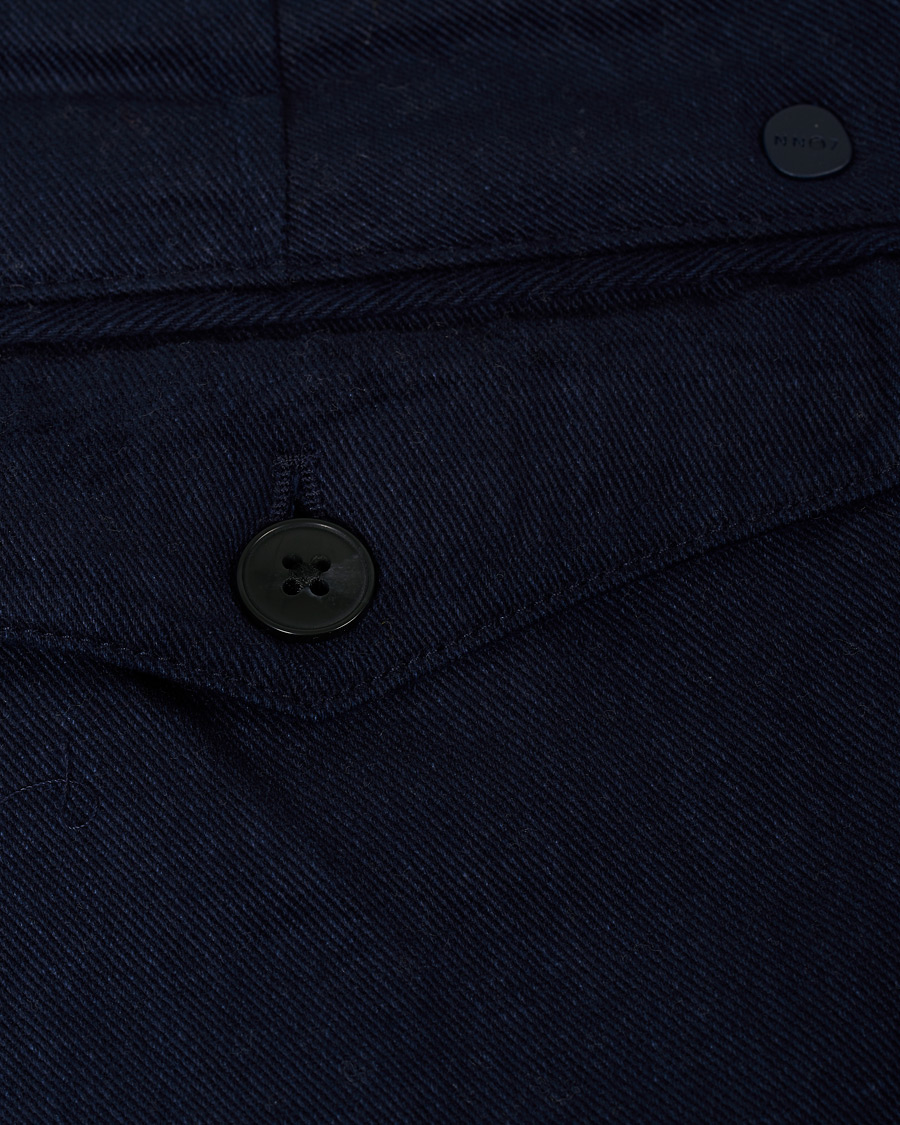 Herren | Hosen | NN07 | Codo Pleated Turn Up Trousers Navy