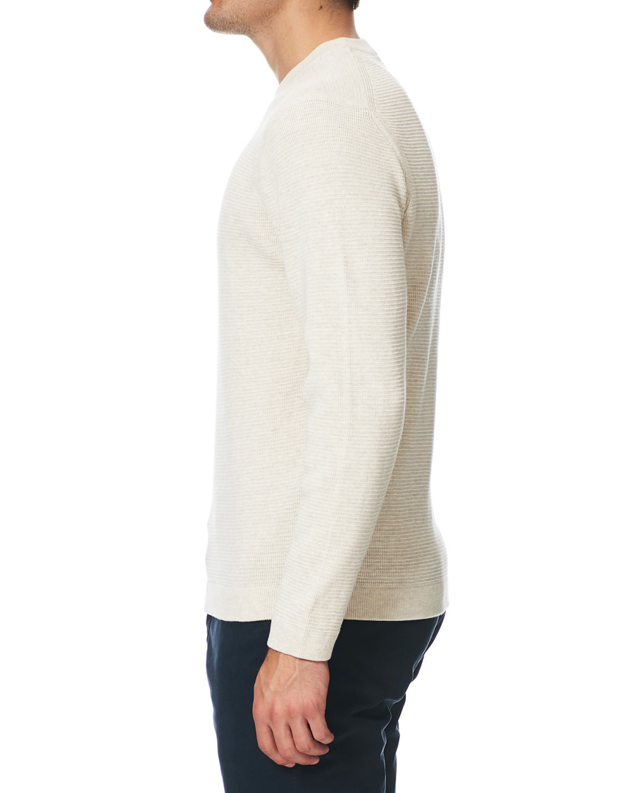 Herren | Pullover | NN07 | Julian Cotton Knitted Crew Neck Light Khaki