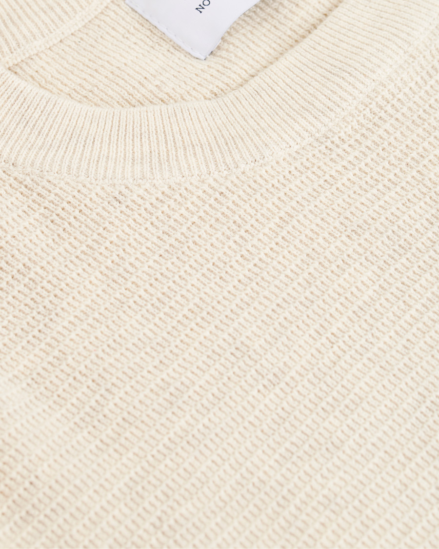 Herren | Pullover | NN07 | Julian Cotton Knitted Crew Neck Light Khaki