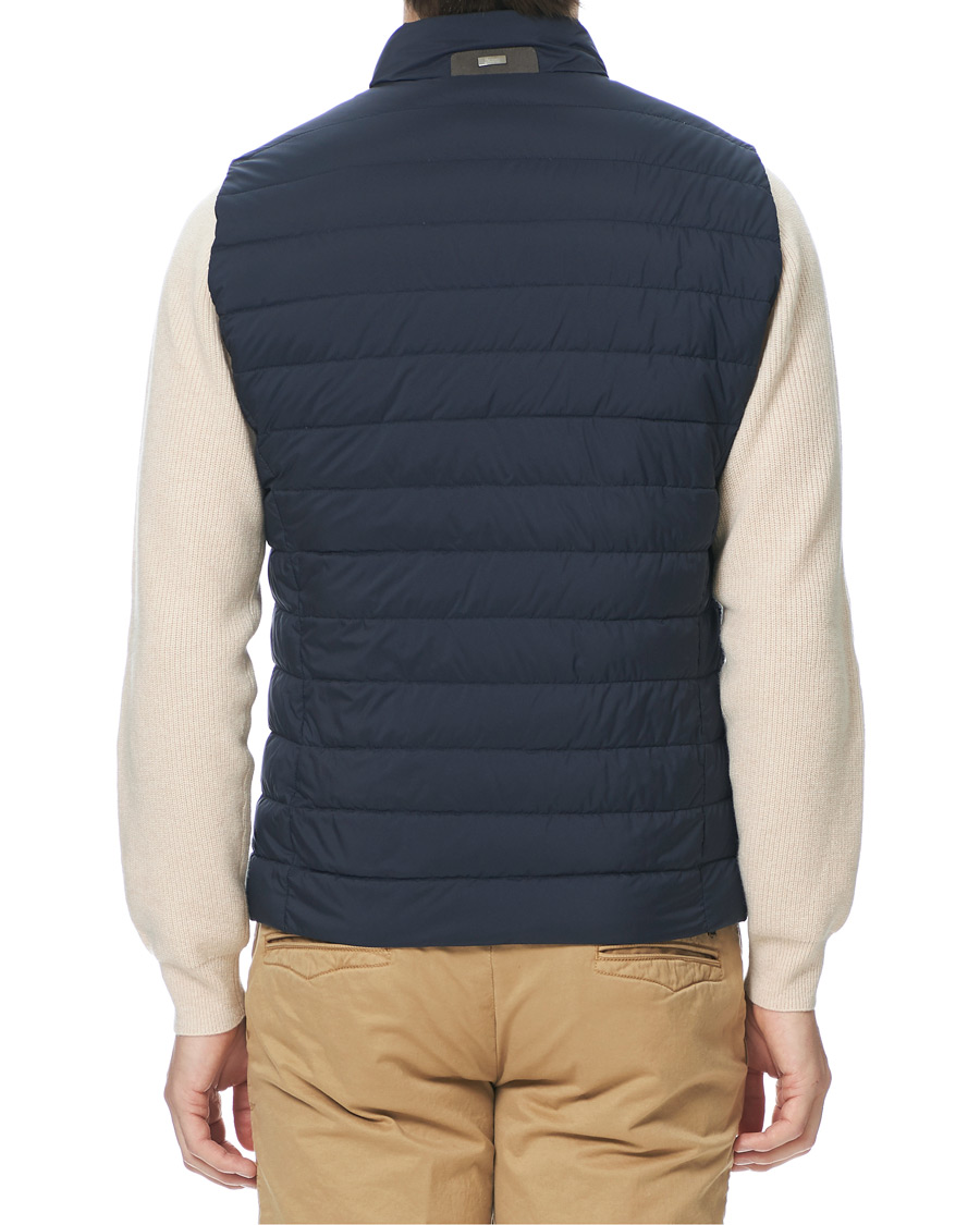 Herren | Jacken | Herno | Nuage Matt Nylon Vest Deep Blue