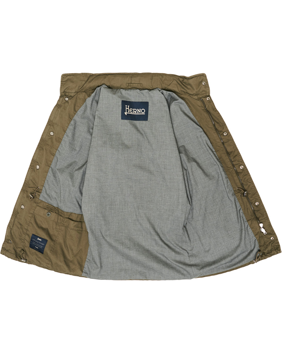 Herren | Jacken | Herno | Cotton Field Jacket Military Green