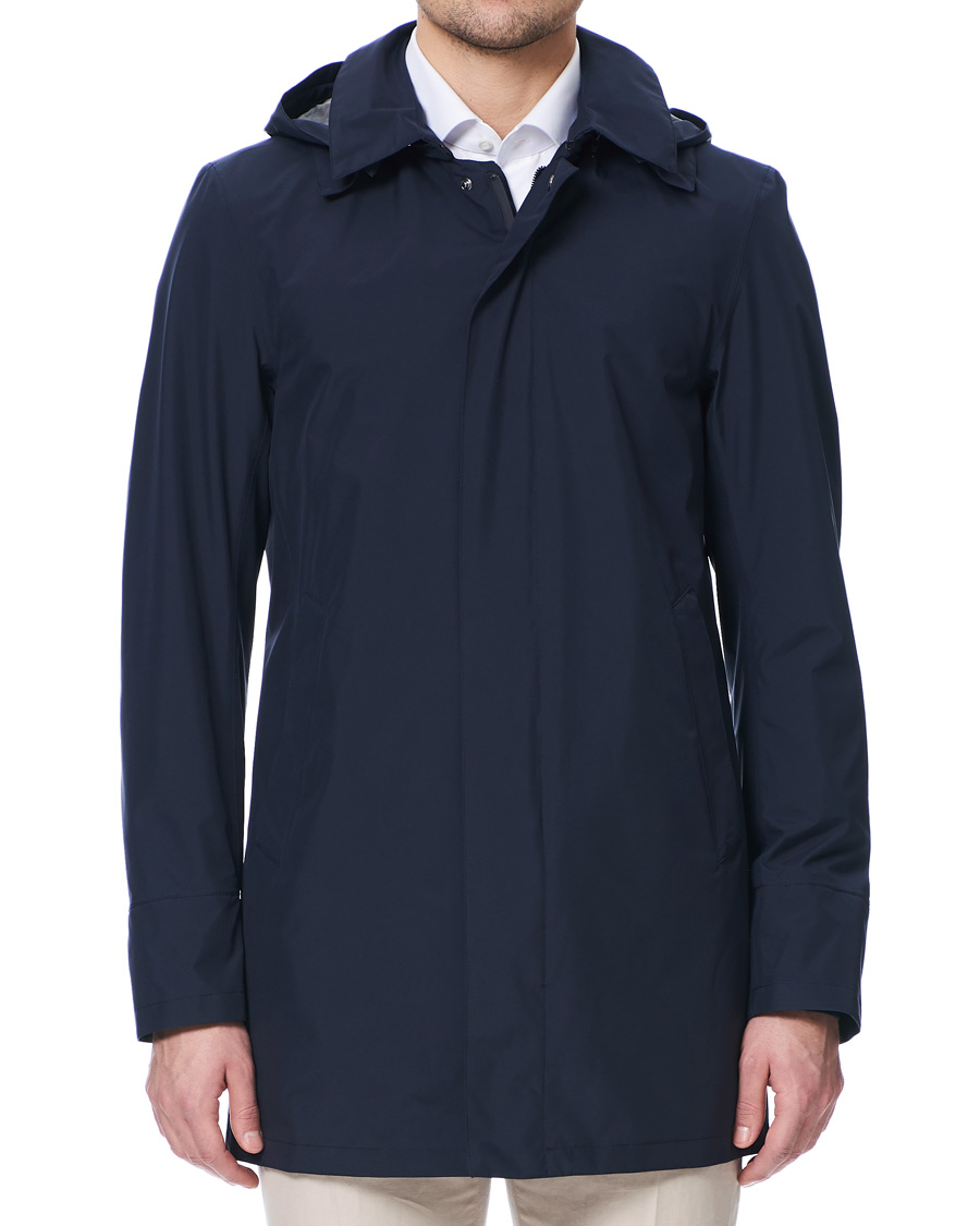 Herren | Jacken | Herno | Laminar Waterproof Gore Tex Coat Deep Blue