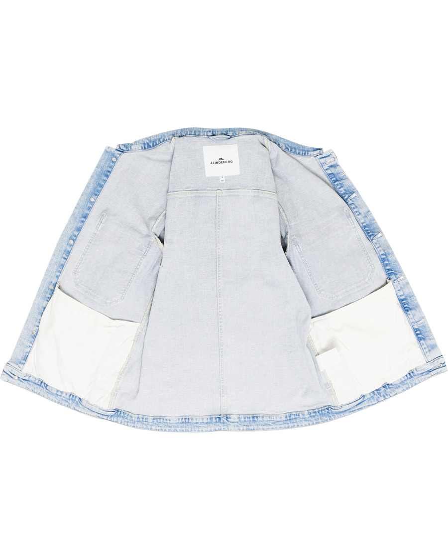 Herren | Jacken | J.Lindeberg | Cam Epic Denim Jacket Light Wash
