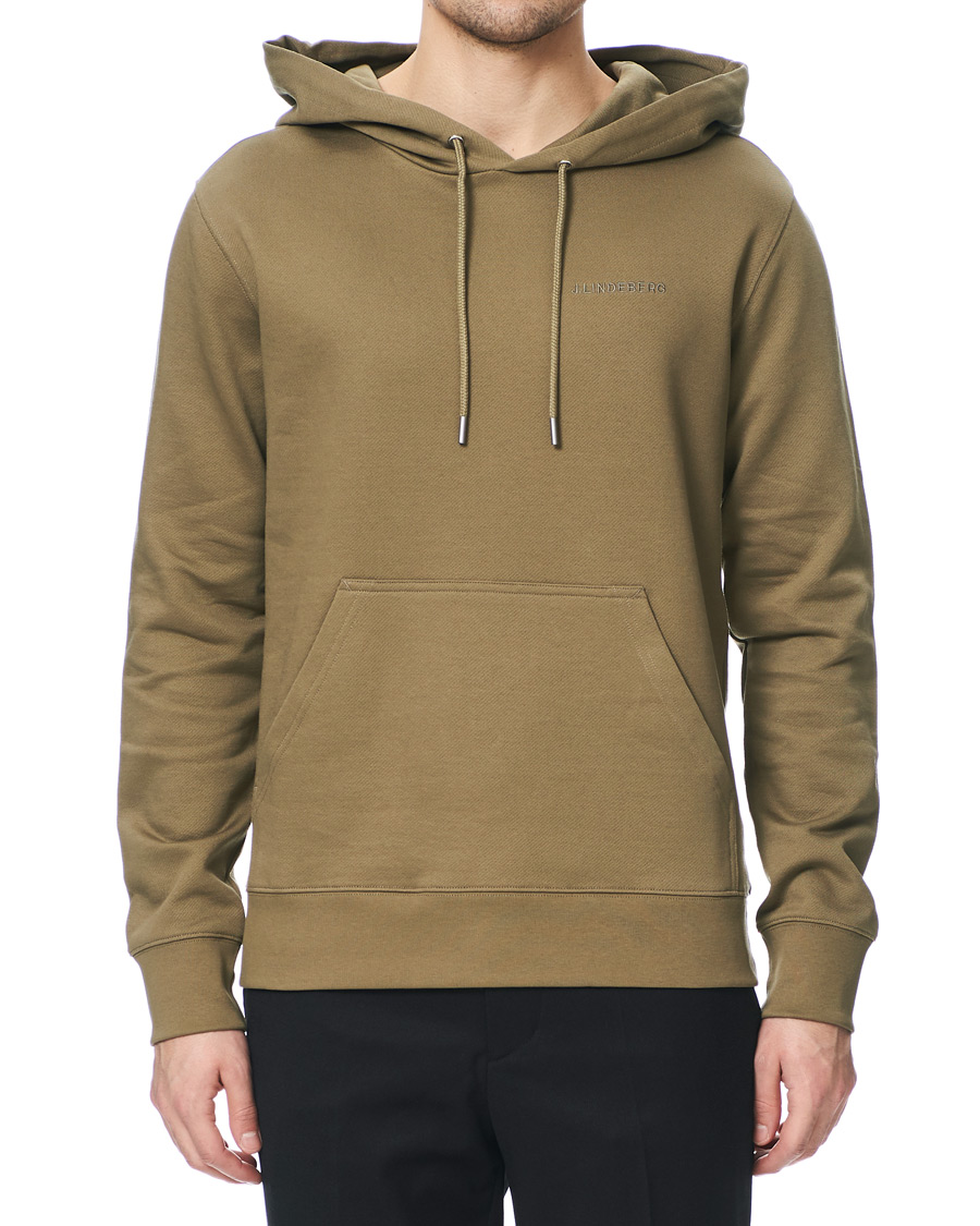 Herren | Pullover | J.Lindeberg | Throw Hoodie Green