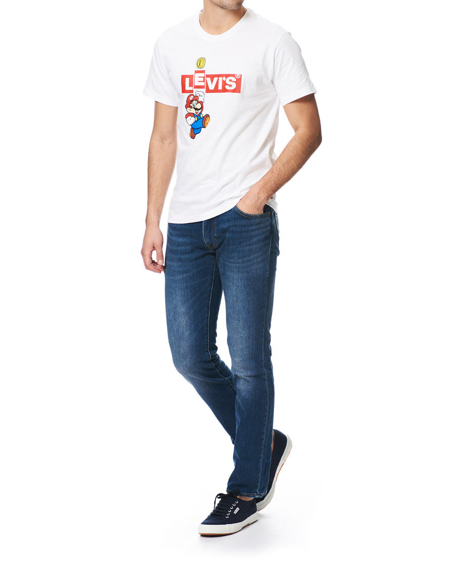 Herren | T-Shirts | Levi's | Super Mario Boxtab Bing Tee White