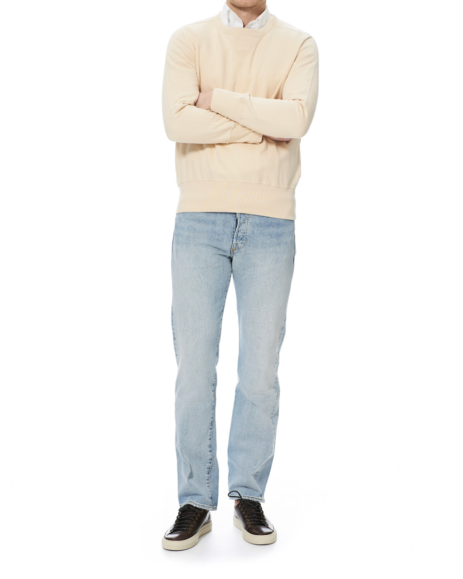 Herren | Pullover | Levi's Vintage Clothing | Bay Meadows Crew Neck Sweatshirts Double Cream