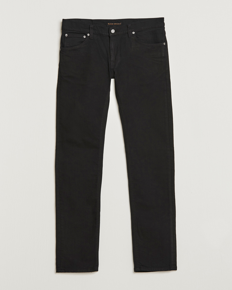 Herren | Jeans | Nudie Jeans | Tight Terry Jeans Ever Black