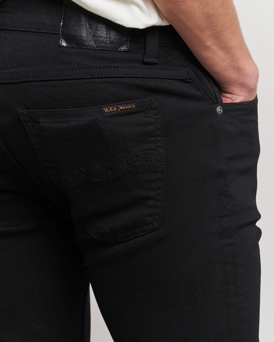 Herren | Jeans | Nudie Jeans | Tight Terry Jeans Ever Black