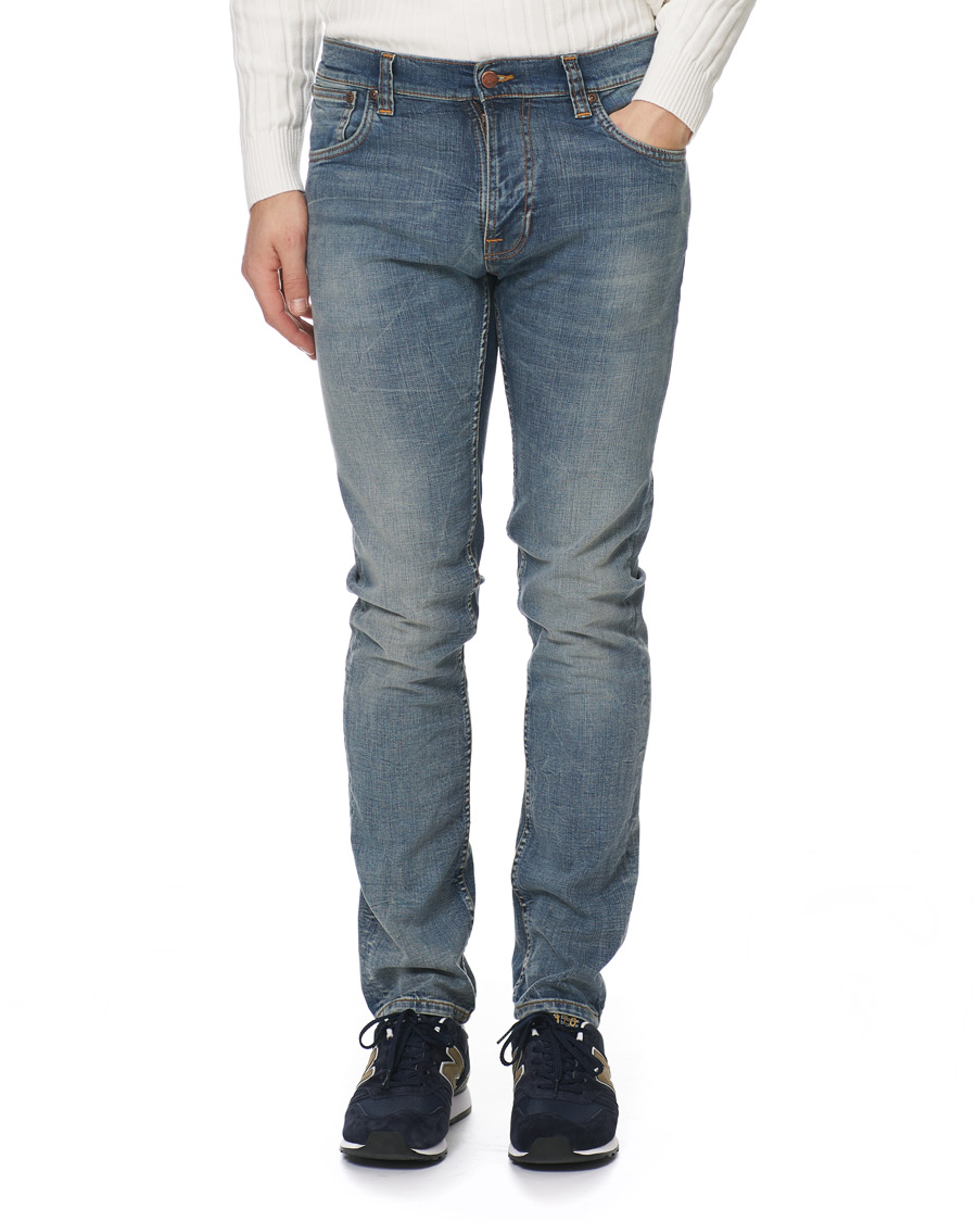 Herren | Jeans | Nudie Jeans | Thin Finn Organic Jeans Broken Sage