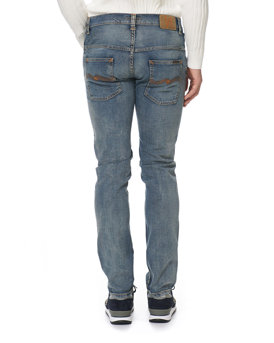 Herren | Jeans | Nudie Jeans | Thin Finn Organic Jeans Broken Sage