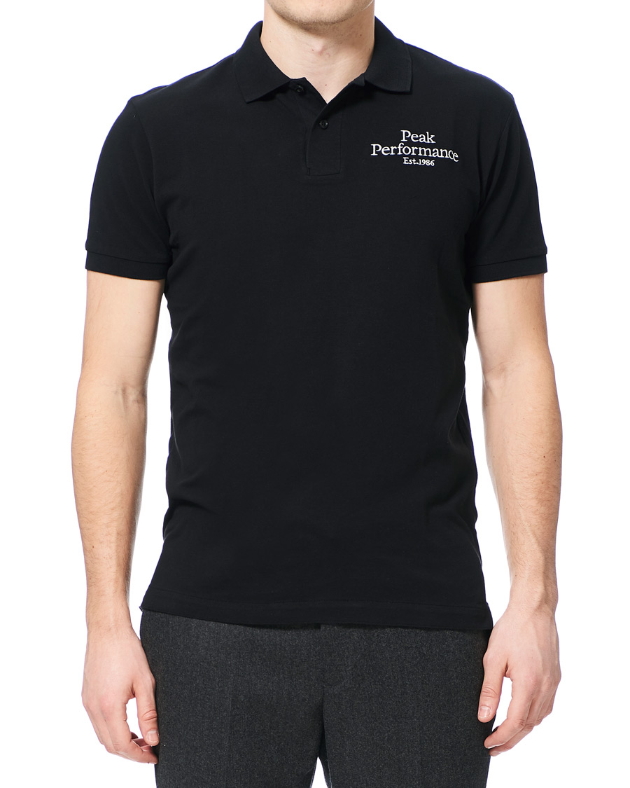 Herren | Poloshirts | Peak Performance | Original Logo Polo Black
