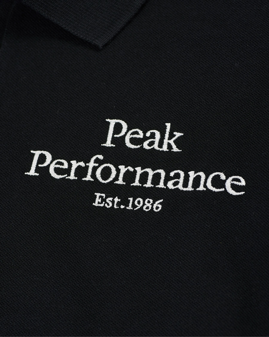 Herren | Poloshirts | Peak Performance | Original Logo Polo Black