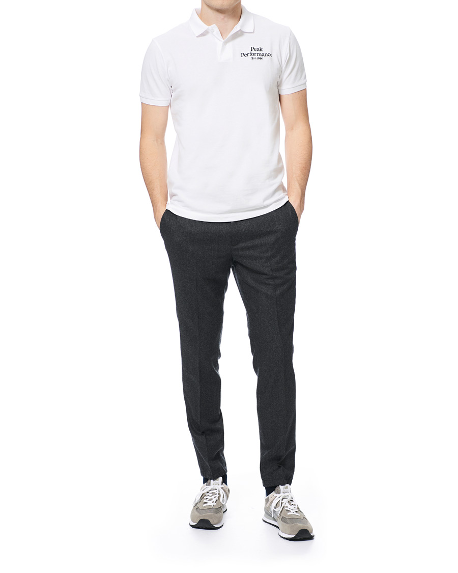 Herren | Poloshirts | Peak Performance | Original Logo Polo White
