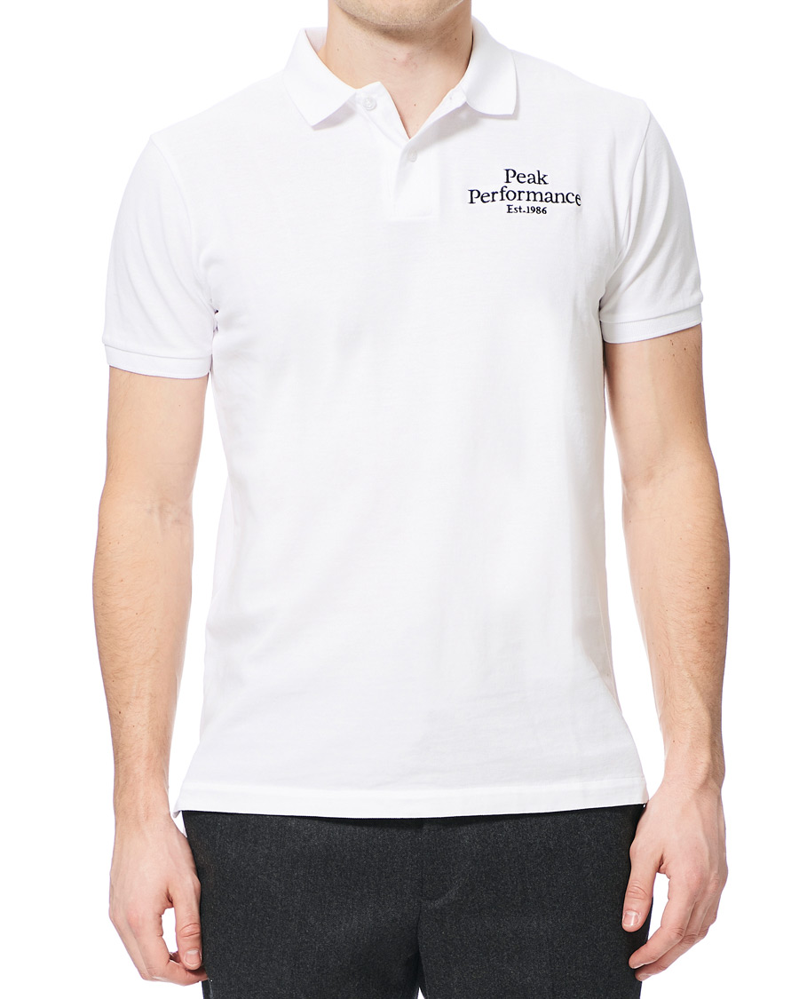 Herren | Poloshirts | Peak Performance | Original Logo Polo White