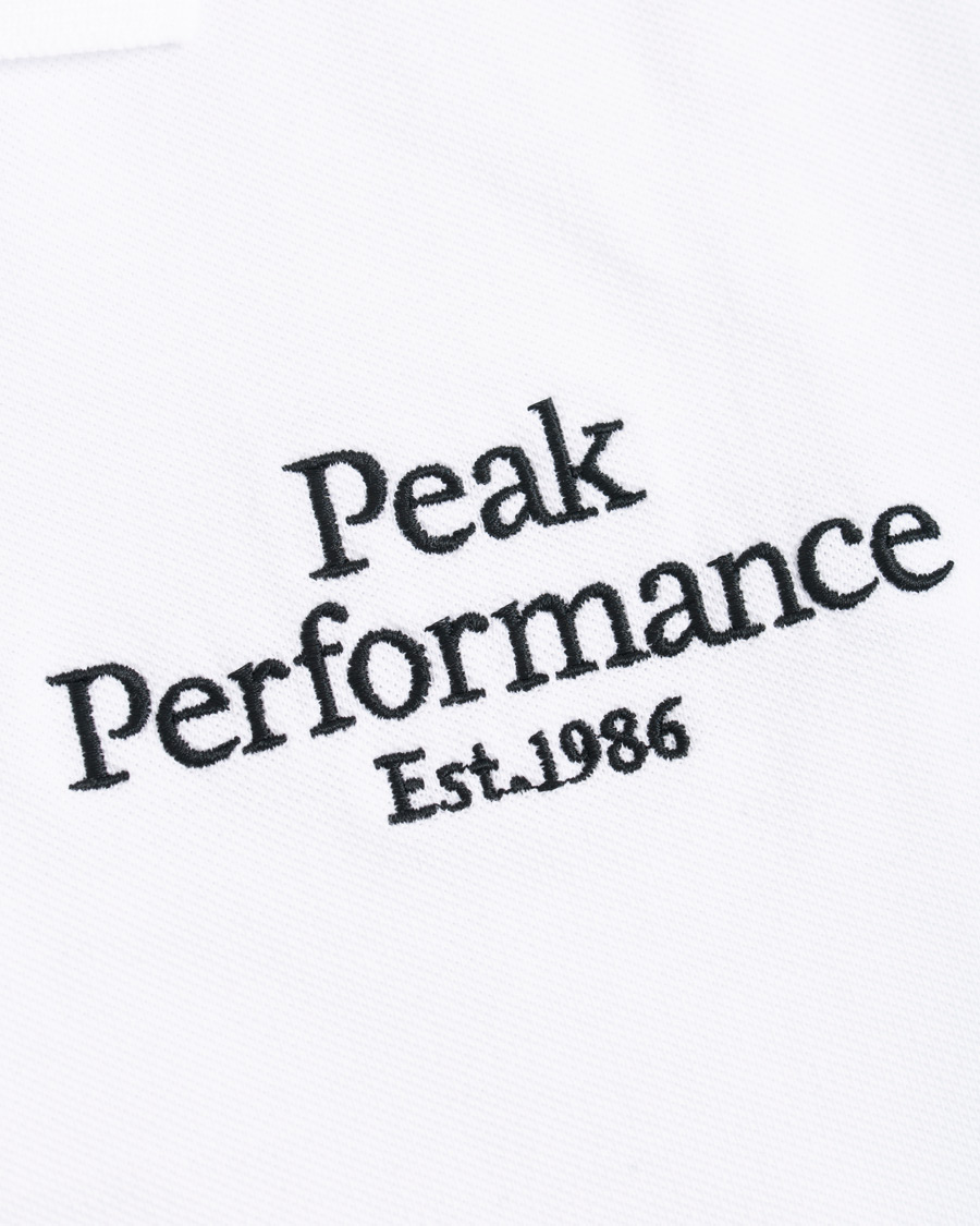 Herren | Poloshirts | Peak Performance | Original Logo Polo White