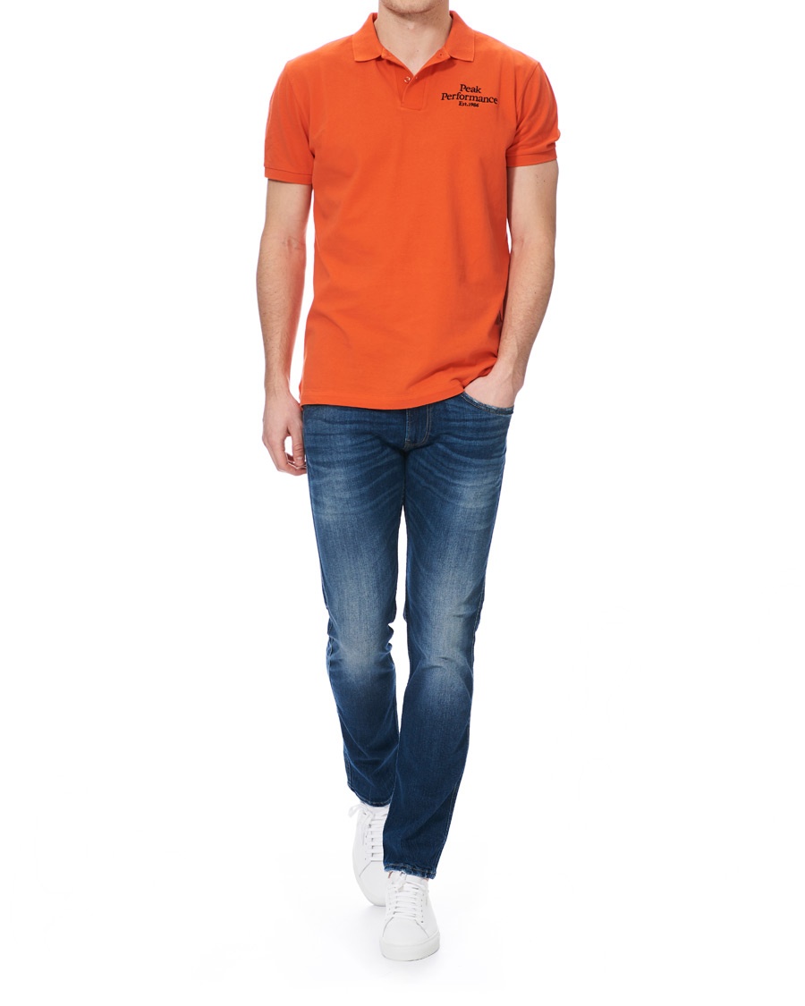 Herren | Poloshirts | Peak Performance | Original Logo Polo Orange
